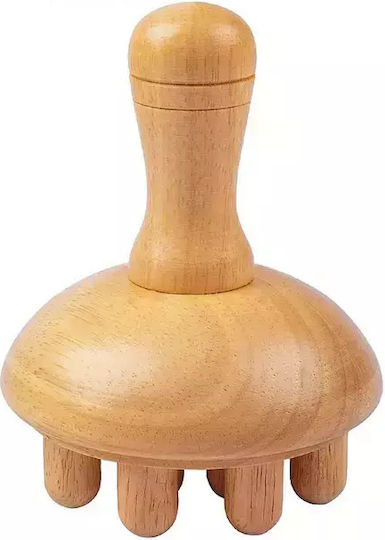 Wooden Massage Tool Maderotherapy Body Massage Anti-cellulite Tool Mushroom