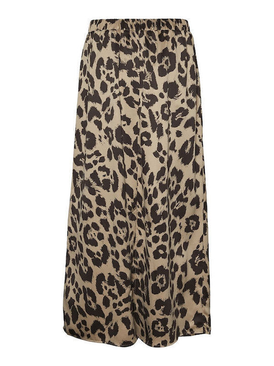 Vero Moda Satin Fustă Maxi Coffee