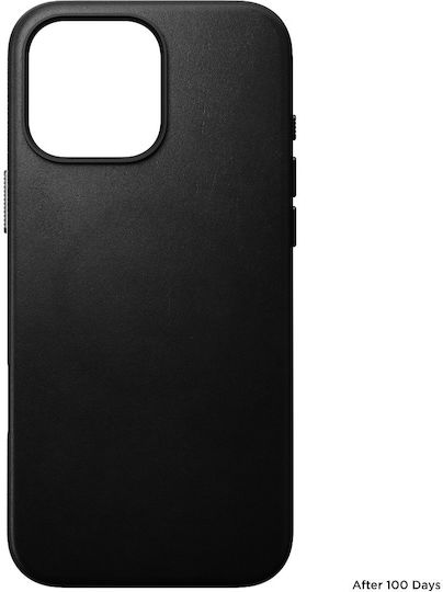 Nomad Back Cover Leather 1.15mm Black (iPhone 16 Pro)