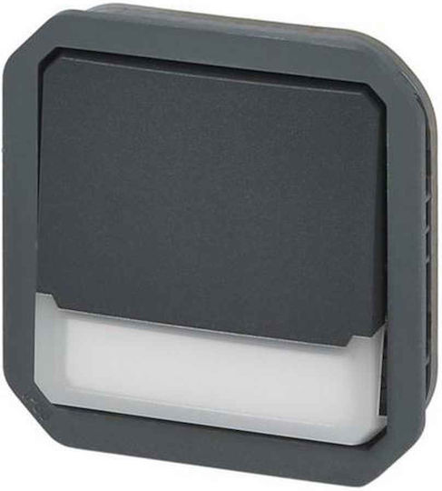 Legrand Plexo N Wall Push Bell Button Gray 069814L