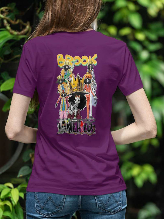 Brook T-shirt One Piece Μωβ Βαμβακερό