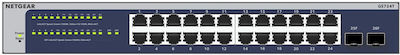 NetGear GS724T v6 Verwaltet L3 Switch mit 24 Ports Gigabit (1Gbps) Ethernet