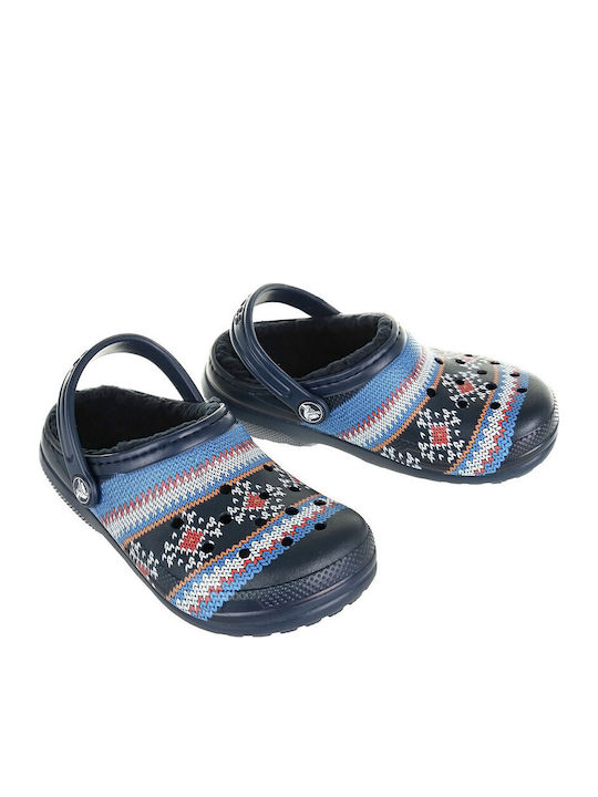 Анатомични Детски Чехли Тъмносин Classic Printed Lined