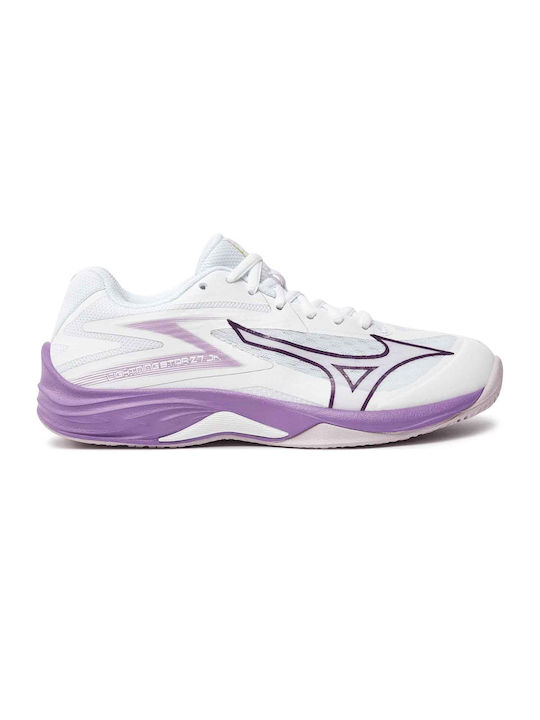 Mizuno Kids Sports Shoes Volleyball Lightning Star Z7 Jr Purple