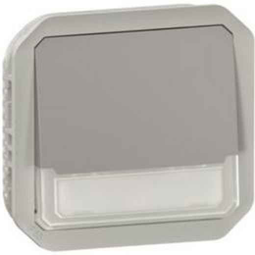 Legrand Plexo N Μπουτόν Κουδουνιού σε Γκρι Χρώμα 069544L