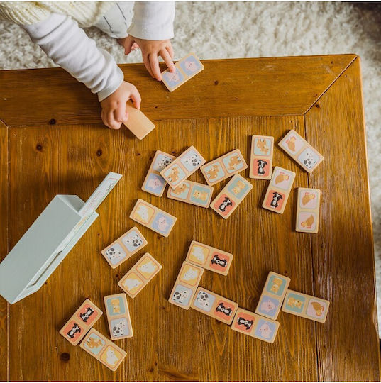Board Game Ντόμινο Farmyard for 2 Players 3+ Years Old Orange Tree Toys