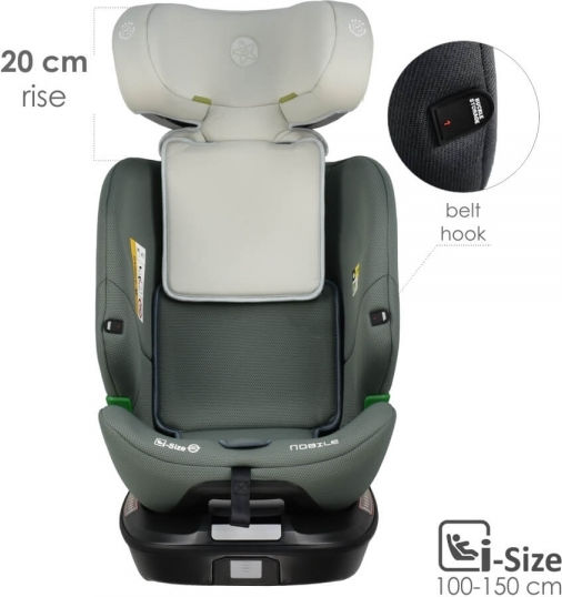 Bebe Stars Nobile Καθισματάκι Αυτοκινήτου i-Size με Isofix Olive
