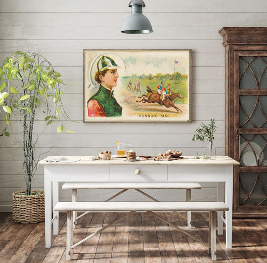 Картина Бягане от серията Спортни игри N165 Old Judge Cigarettes, издадена от Goodwin & Company 100x70