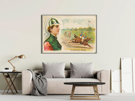 Картина Бягане от серията Спортни игри N165 Old Judge Cigarettes, издадена от Goodwin & Company 100x70