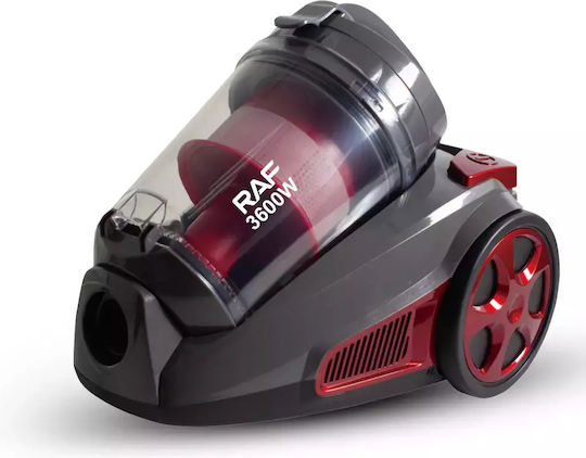 Raf Vacuum Wet / Dry 3600W with Plastic Bin 3lt