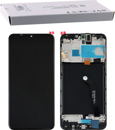 Screen with Touch Mechanism and Frame for Honor 50 Lite (Black)