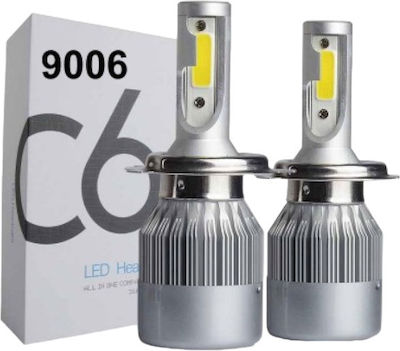 Lamps Car C6 H11 LED 6000K Cold White 12V 36W 2pcs