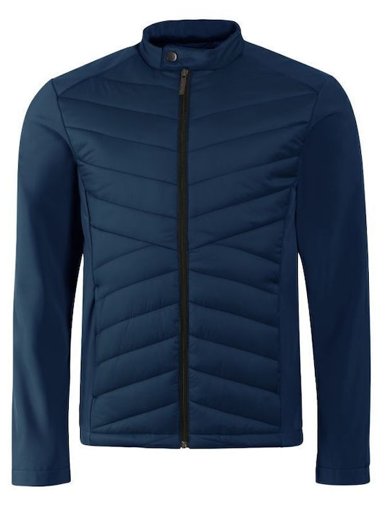 Μπουφάν Puffer Αδιάβροχο Navy Μπλε