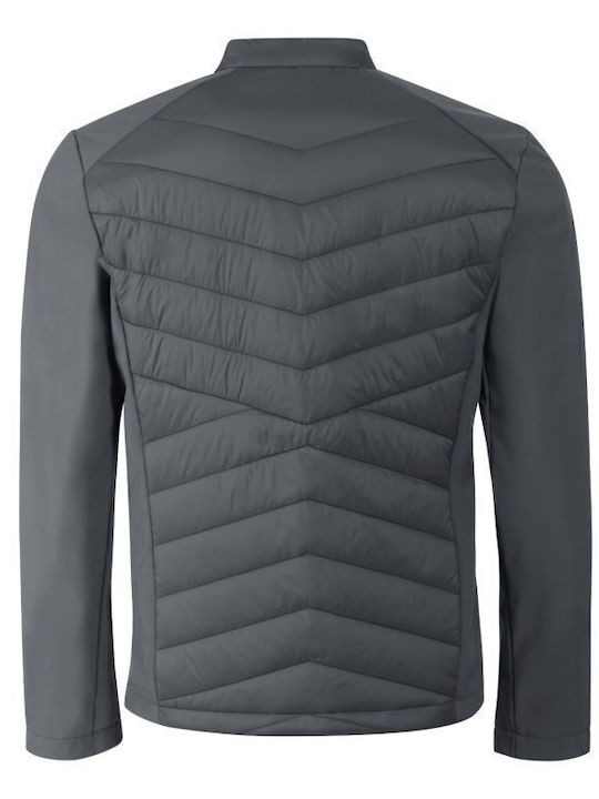 Мъжки Яке Puffer Водоустойчиво Сиво