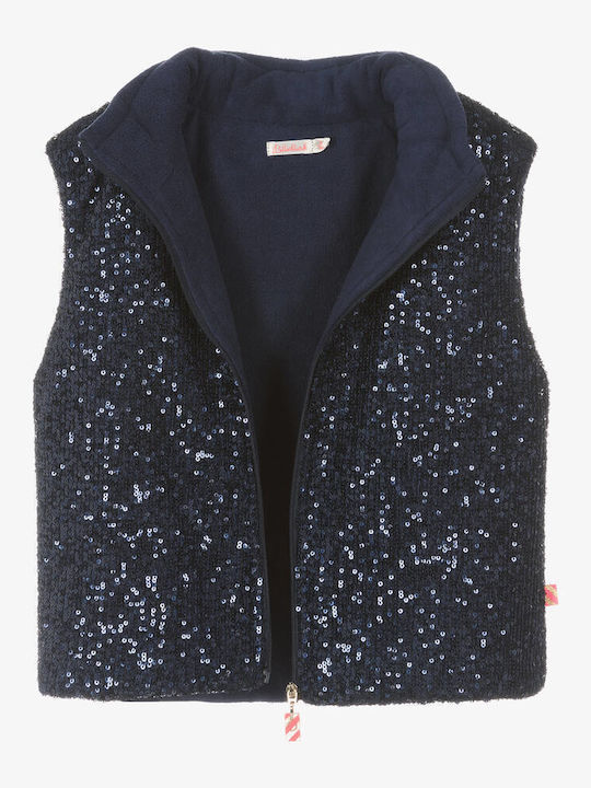 Kids' Casual Jacket Sleeveless Blue