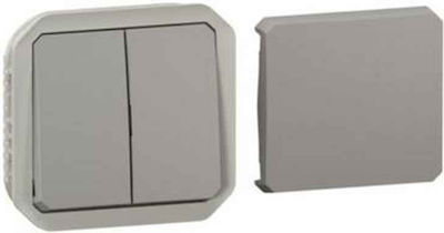 Legrand Plexo N Wall Switch Gray