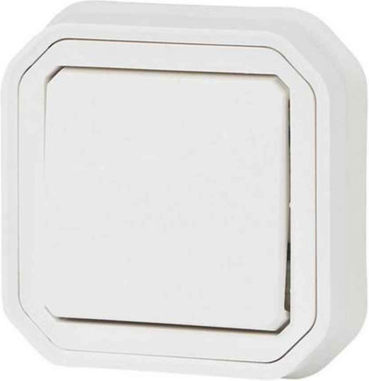 Legrand Plexo N Waterproof Recessed Wall Switch One-Way With White Frame