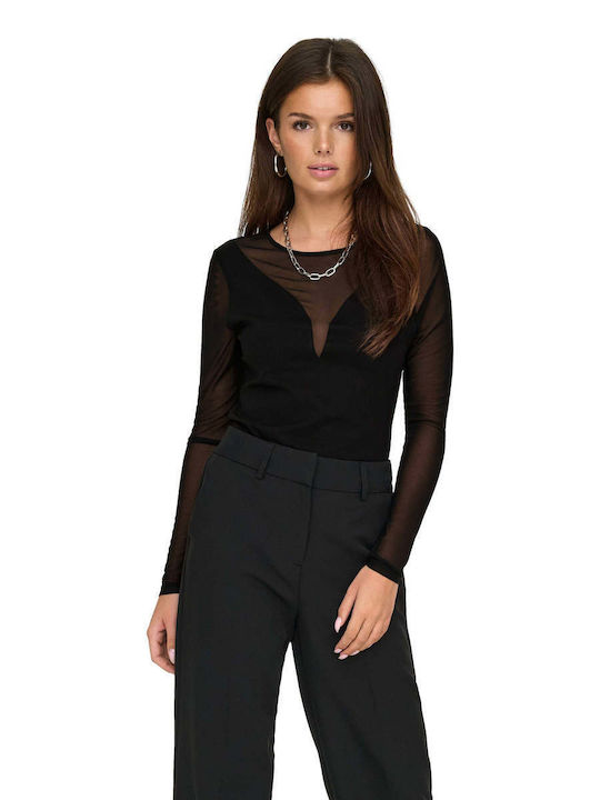 Only Women's Blouse Long Sleeve Black