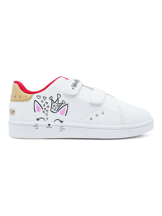Kinder Sneakers mit Klettverschluss Weiß