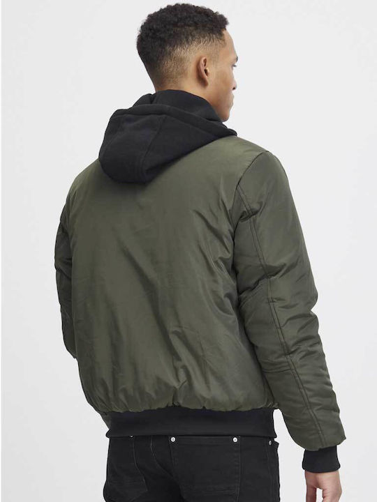 Blend Men's Winter Bomber Jacket Green