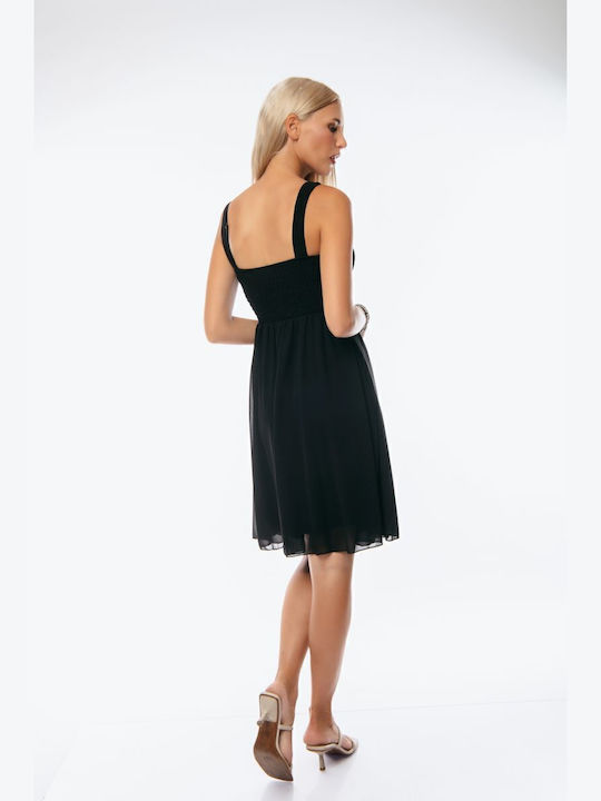 Summer Mini Evening Dress Black