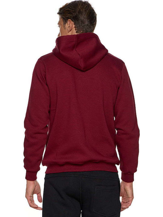 Cardigan with Hood Burgundy