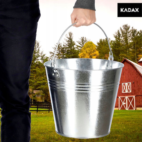 Kadax Διακοσμητικός Κουβάς Κήπου Μεταλλικός 145897