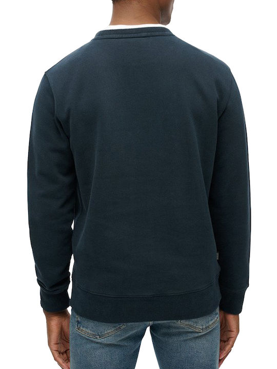 Superdry Logo Crew Men's Sweatshirt Navy Blue