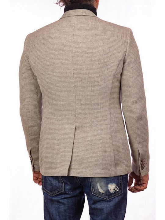 Xagon Man Men's Suit Jacket Beige