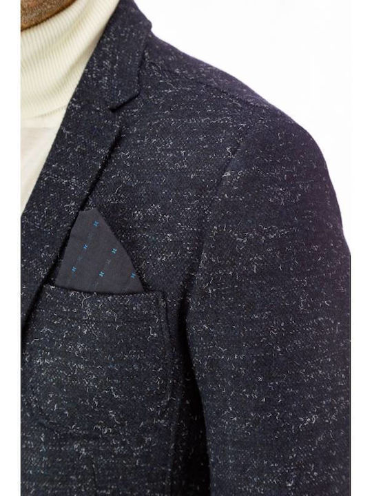 Men's Winter Suit Jacket Blue