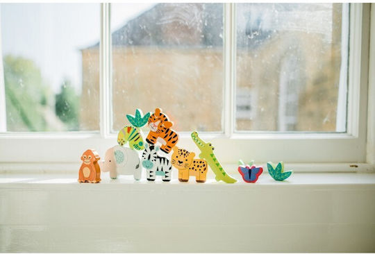Orange Tree Toys Παιχνίδι Στοίβαξης από Ξύλο για 18+ Μηνών
