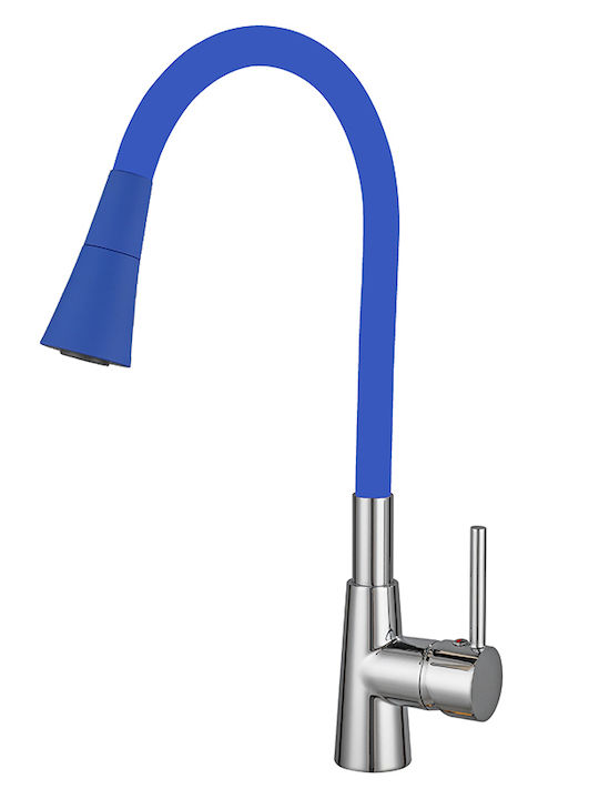 Inter Ceramic Μπαταρία Κουζίνας Πάγκου Μπλε Inter Ceramic Μπαταρία Κουζίνας Πάγκου Μπλε