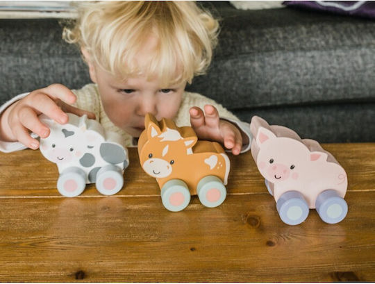 Orange Tree Toys Push Along Προβατάκι από Ξύλο για 18+ Μηνών