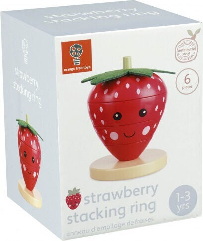 Orange Tree Toys Παιχνίδι Στοίβαξης από Ξύλο για 18+ Μηνών