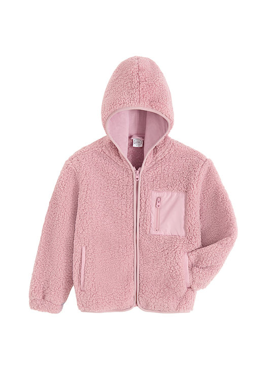 Cool Club Kinder-Strickjacke mit Kapuze Lila