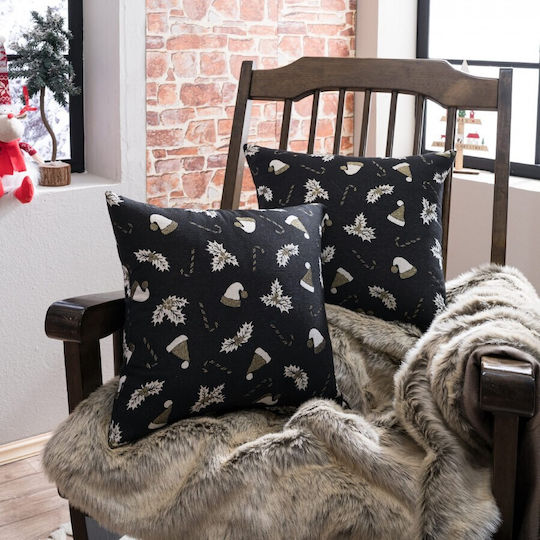 Teoran Christmas Decorative Square Pillowcase 45x45cm