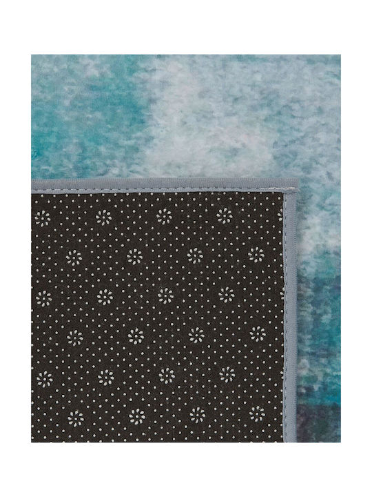 Beliani Χαλί Διάδρομος Μπλε 80x150cm