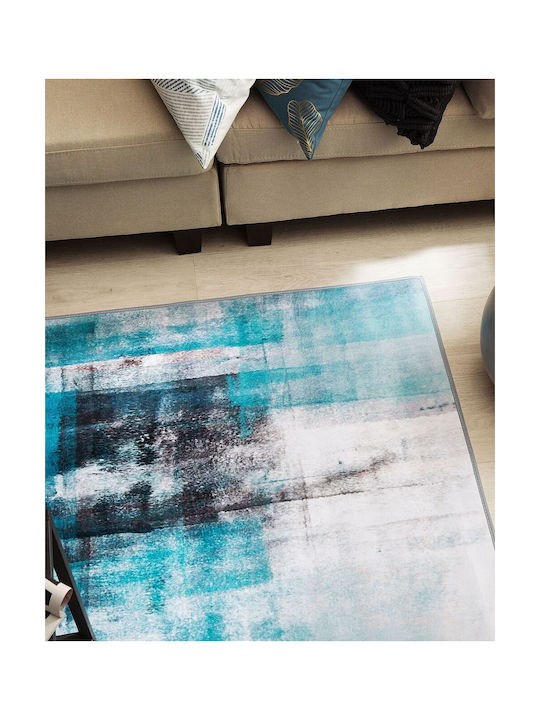 Beliani Χαλί Διάδρομος Μπλε 80x150cm