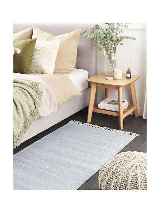 Beliani Χαλί Διάδρομος Light Blue 80x150cm
