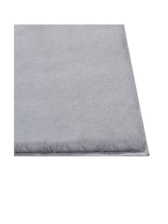 Beliani Χαλί Διάδρομος Grey 80x150cm