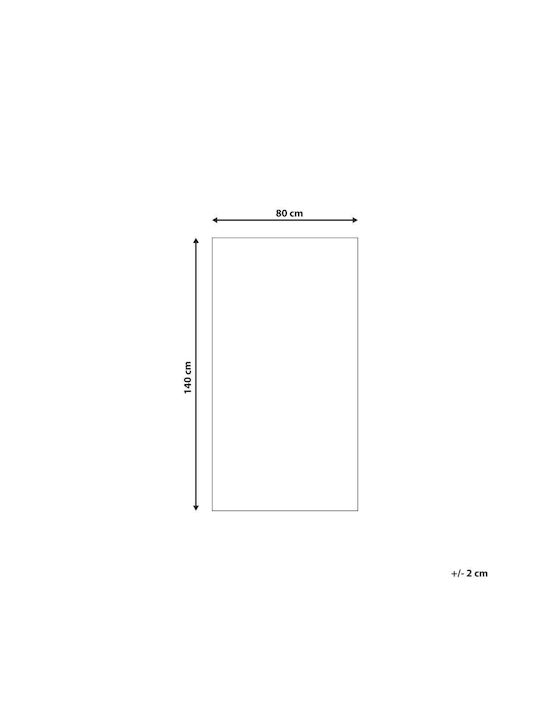 Beliani Χαλί Ορθογώνιο Μπλε 80x140cm
