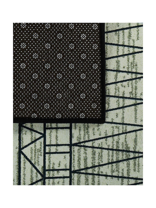 Beliani Αντιολισθητικό Χαλί Διάδρομος Black 80x150cm
