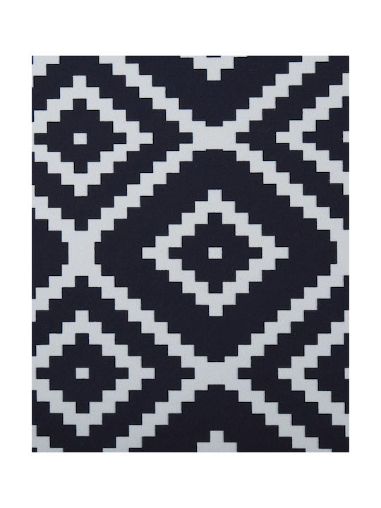 Beliani Χαλί Διάδρομος White-black 60x200cm