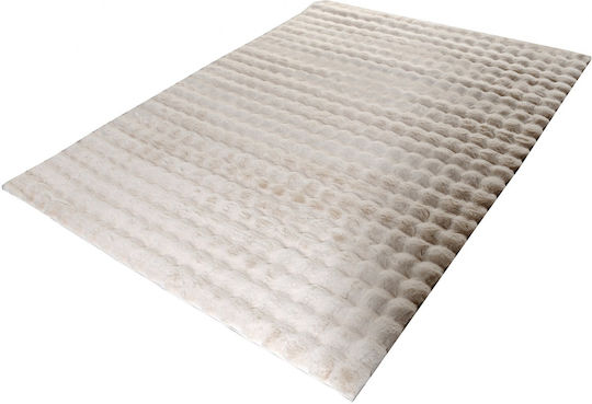 Tzikas Carpets Fuzzy 26164-060 Shaggy Din blană White-Cream