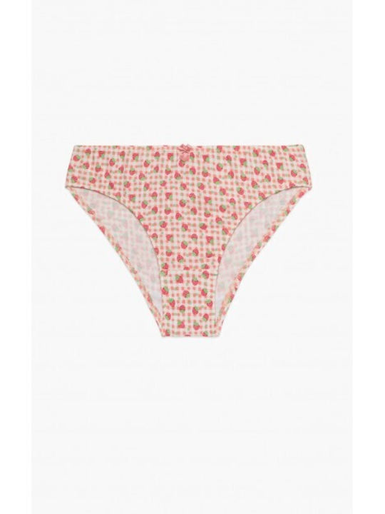 Minerva Sweet Fruits Set of Kids' Briefs L.green, Pink 3pcs