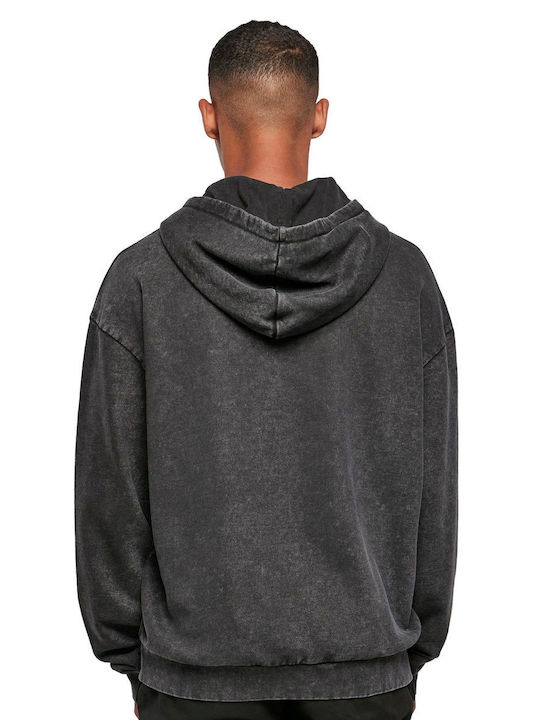 Oversized Hoodie Surfing Pop Culture Black