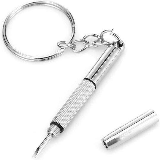 Techsuit Eyeglass Repair Screwdriver 6 X 0.5cm + 20 Silicone Nose Pads Techsuit St1 Silver 5949419156197