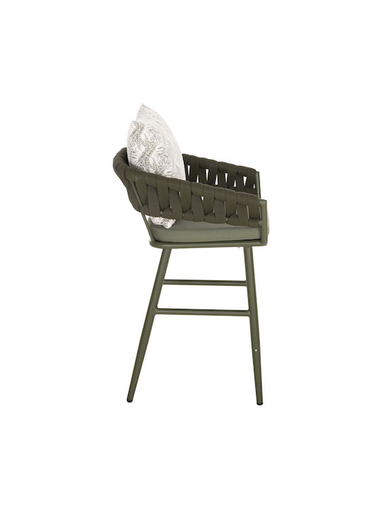 Stool for Bar Outdoor Dark Olive