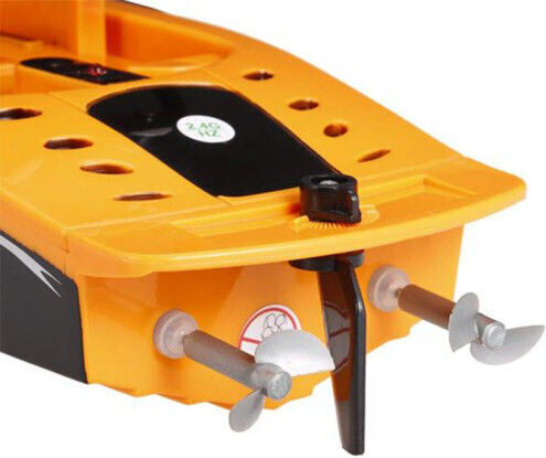 Rc Racing Boat Remote Control Iuni Waterproof Frequency 2.4g Orange