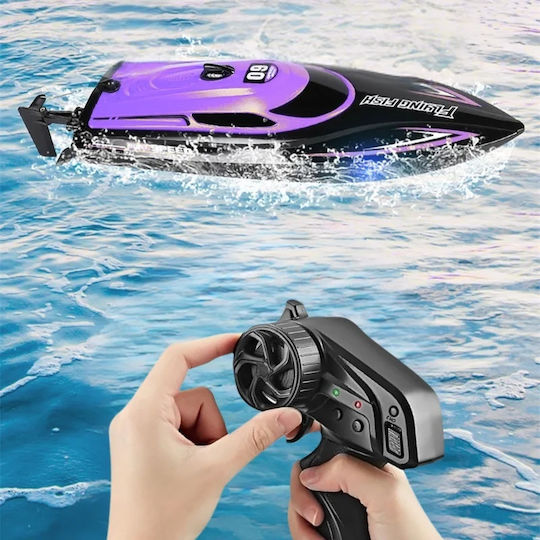 Iuni Hj812 Barcă cu Telecomandă Rc Racing Speed Boat Drift Viteză 25 Km/h 2.4GHz
